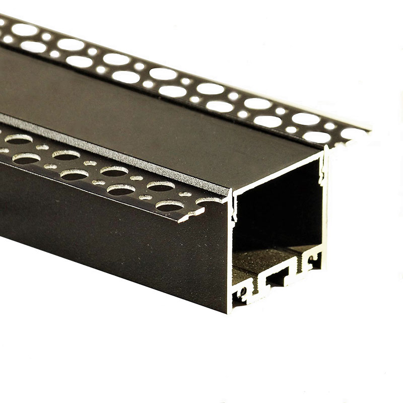 LUMO profile for LED system recessed (built-in) under plaster black 2500mm
