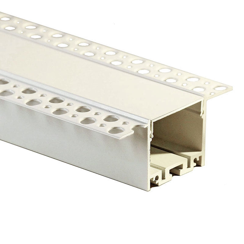 LUMO profile for LED system recessed (built-in) under white plaster 2500mm