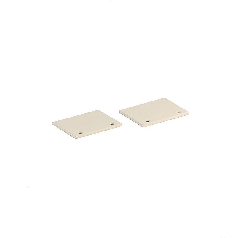 Plugs for LS40-S LUMO profile white (pair)